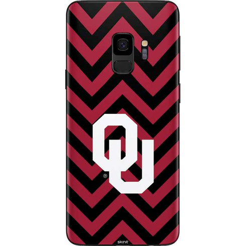 University of Oklahoma Sooners Chevron Galaxy S9 Skin